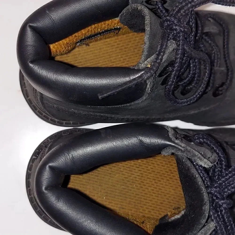 Timberland Black Nubuck Leather Boots Sz 9